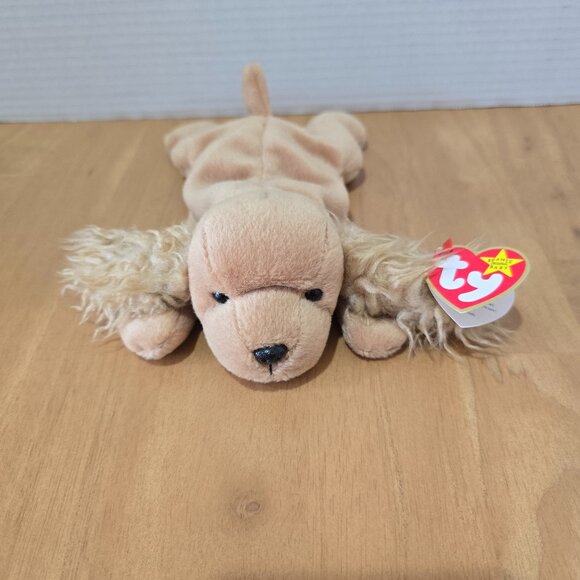 Ty Beanie Babies "Spunky" Cocker Spaniel DOB January 14 1997 New with Tags - Picture 1 of 8